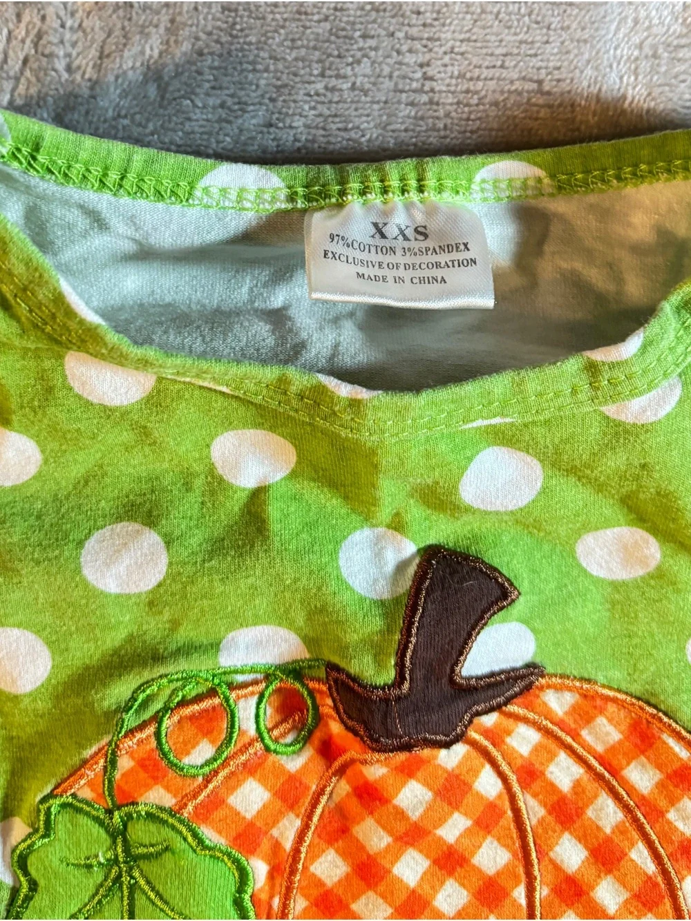 Marie Nicole Boutique Fall Pumpkin Pom-Pom Ruffle Outfit Set Babygirl XXS